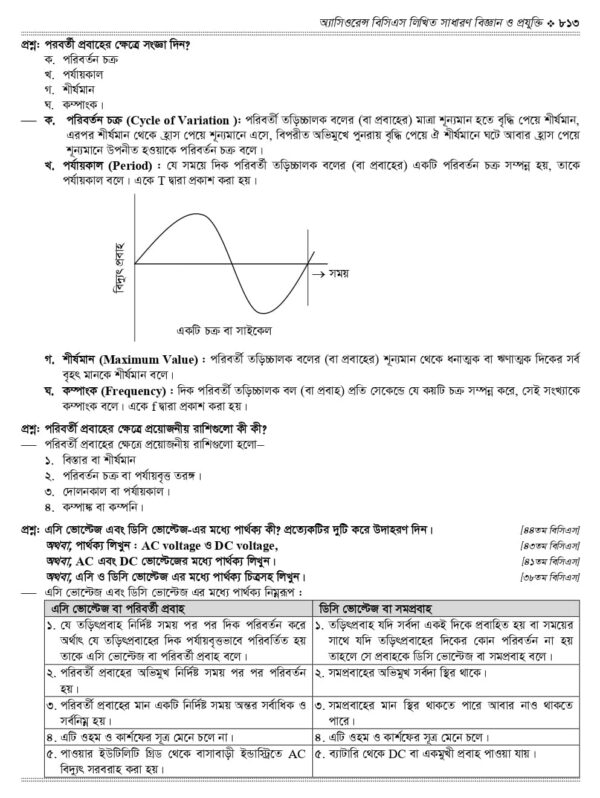 অ্যাসিওরেন্স বিসিএস লিখিত সাধারণ বিজ্ঞান ও প্রযুক্তি - Image 42