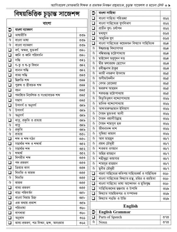 অ্যাসিওরেন্স বেসরকারি শিক্ষক ও প্রভাষক নিবন্ধন প্রশ্নব্যাংক চূড়ান্ত সাজেশন ও মডেল টেস্ট - Image 6